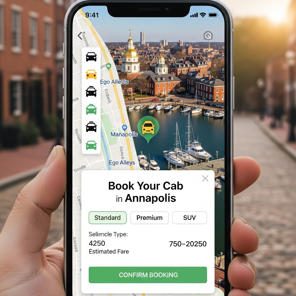 Online Cab Booking in Annapolis