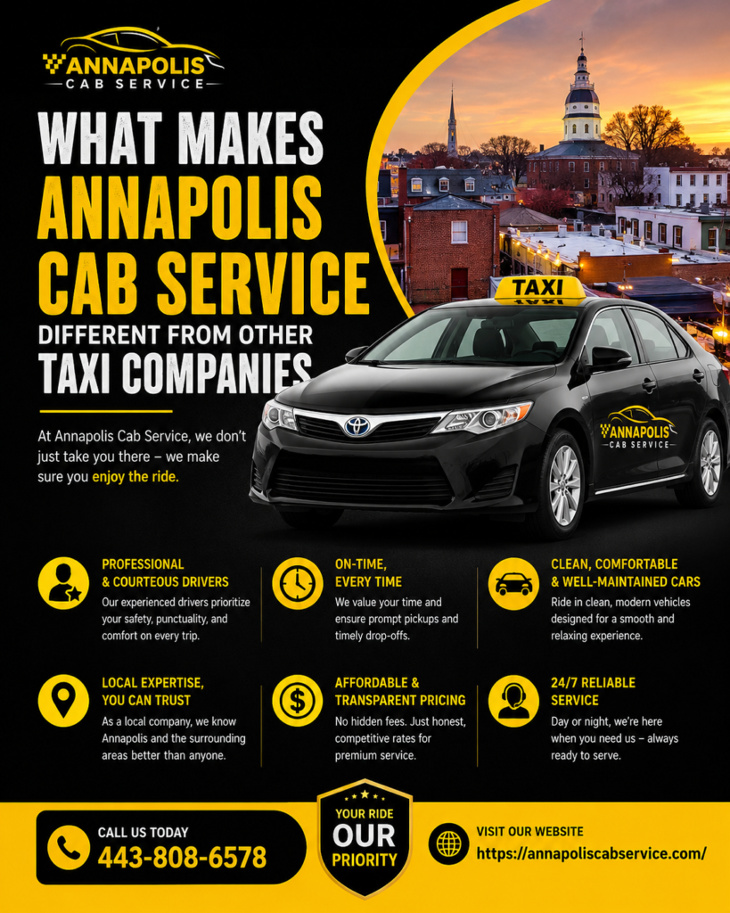What Makes Annapolis Cab Service Different from Other Taxi Companies?